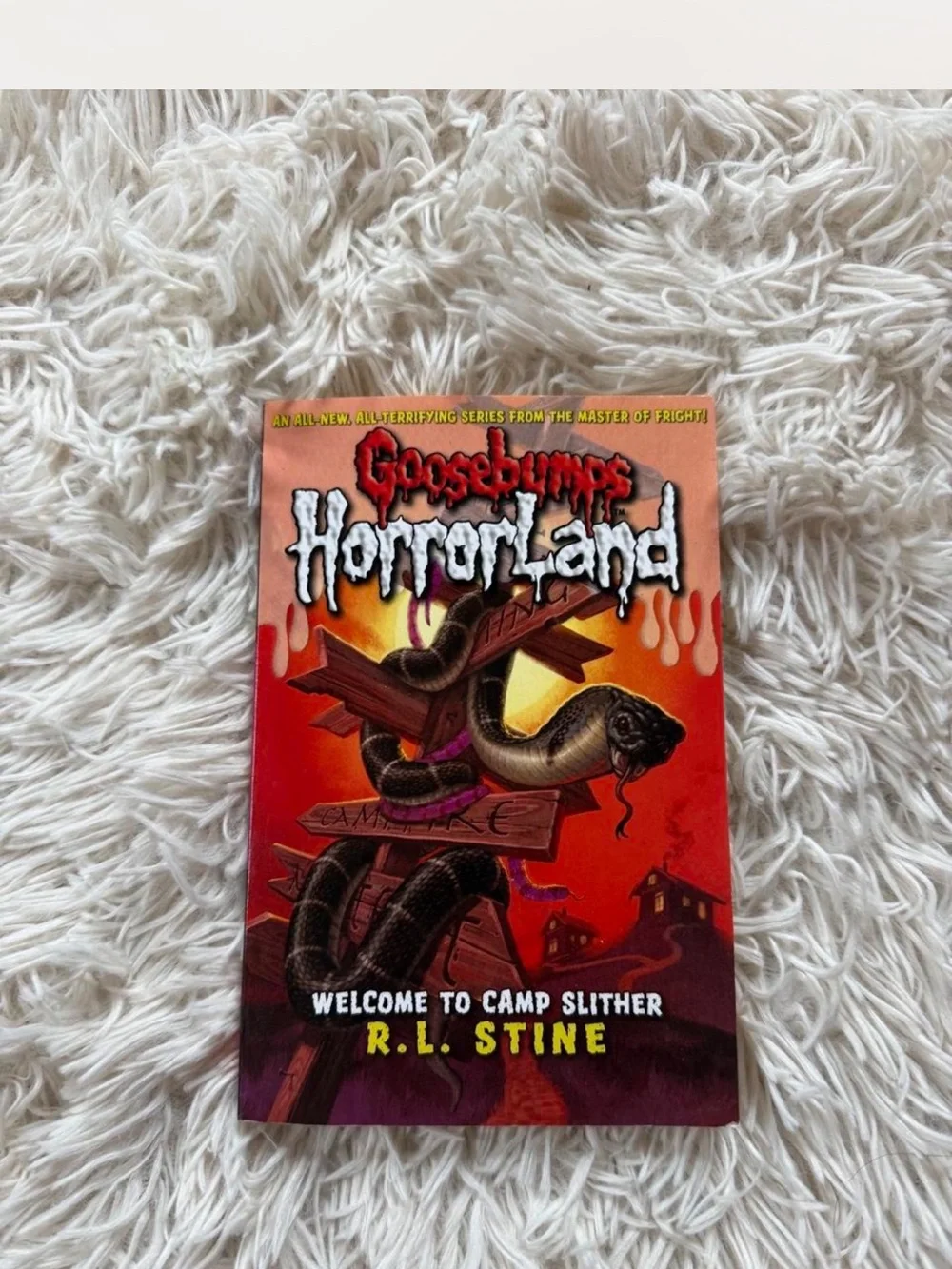 Scholastic Goosebumps HorrorLand Paperback Set - Green, Red, Blue, Purple Covers